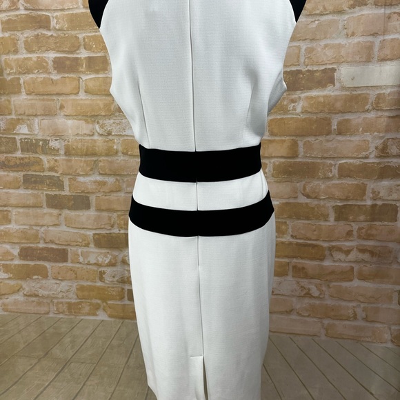 🆕Fenn Wright Manson White and Black Dress Size 16 NWOT - Picture 2 of 5